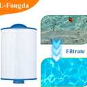 Spa Filter Compatible with 6CH-940, PWW50P3, 817-0050, 25252, 03FIL1400, FC-0359, 45 Sq.Ft, 2 Pack