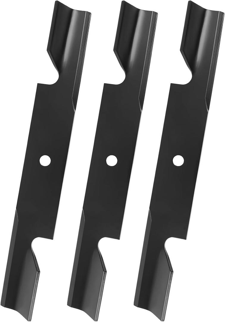 482878 Mower Blades Compatible with Scag 52" Deck, High Lift Mower Blades Replace Fe rrisTiger Cub Wildcat Turf Tiger 21227S, 482462, 48108, 481707, 481711, 3 Pack