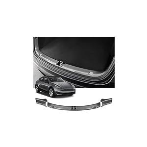 Bercicci Interior Rear Bumper Protector for Tesla Model Y 2025 2024 2023 2022 2021 Accessories ABS Material Rear Bumper Guard Trunk Sill Protector (Carbon Fiber)