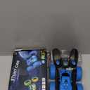 QUNREDA Remote Control Car, RC Cars Toys for Kids Ages 6-12, 4WD Stunt Car with LED Lights & 360 Flips, 2.4GHz, Upgraded USB-C Modular Batteries, 8-10 Year Old Boys Birthday Gift 1-Blue