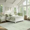 BILEEHOME Sage Green Rug for Bedroom,Boho Abstract Washable Cottage Core 8x10 Area Rugs for Living Room