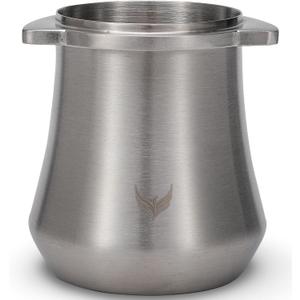 Dosing Cup 54mm for Breville Espresso Machine and Grinders, Stainless Steel Coffee Bean Dosing Cup 54 mm With Grinder Activating Tab Premium Espresso Tools (Brushed Silver)