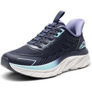 Women's Slip On Walking Shoes Running Comfortable Tennis Breathable Non Slip Athletic Gym Workout Cross Training Fashion Sneakers (11, Blue)