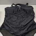 Yonique Women Plus Size One Piece Swimsuits Tummy Control Bathing Suits Vintage Swimwear Black 20W