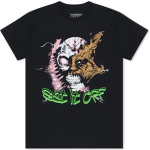 Offset Unisex Adult Tear Tee, Black, XXL