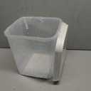 LivLab Rice Container - Flour Rice Dispenser 20lbs/10kg/10.6qt Food Grain Cereal Bins Pet Food Storage Laundry Pods Container for Household Pantry Organization (20lbs)