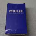 MIULEE Solid Color Sheer Curtains 96 Inches Long 2 Panels Set - Elegant Lightweight Grommet Light Filtering Window Voile Panels/Drapes/Treatment for Bedroom Living Room W42 x L96 Inch, Cream