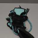 NESTROAD No Pull Dog Harness,Adjustable Oxford Dog Vest Harness with Leash, Reflective No-Choke Pet Harness with Easy Control Soft Handle for Small Dogs(Small, Turquoise) (Sneck 11-15" chest 15-21")