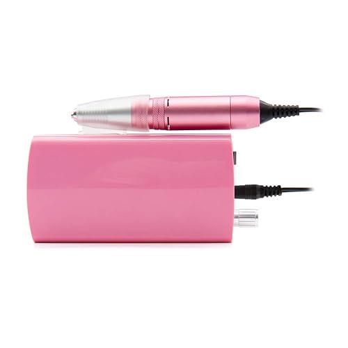 Entry-Level Clip-On Rechargeable Nail Drill with Anti-Slip Silicone Handle, SC300I 30000RPM E-File for Manicure Shaping & Gel Removal, Perfect for Training, Nail Art Practice & Home Use