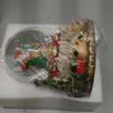 Santa Claus Fireplace Musical Snow Globe, Automatic Snowfall & Fireplace Flame Music Box, Christmas Home Decoration, Ideal Gifts for Family, Girlfriend, Friends, Plays 8 Classic Christmas Tunes