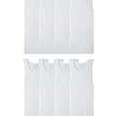 Fruit Of The Loom Mens Sleeveless Tank A-shirt, Tag Free & Moisture Wicking, Ribbed Stretch Fabric Undershirt, 8 Pack - White, Small