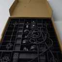 SPACEKEEPER Folding Hand Truck, 500 LB Heavy Duty Luggage Cart, Utility Dolly Platform Cart with 6 Wheels & 2 Elastic Ropes for Luggage, Travel, Moving, Shopping, Office Use, Black