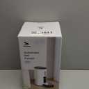 Petory Timed Automatic Cat Feeders - 4L Programable Dry Food Dispenser for Cats and Small Medium Dogs 6 Meals with Desiccant Bag Dual Power Supply 10S Voice Recorder (White)