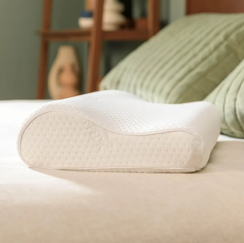 Tempur-Pedic TEMPUR-Ergo Neck Pillow, Medium Profile, White