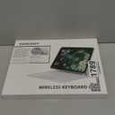 for iPad 11th(A16, 2025)/10th Generation Case with Keyboard, Magic Keyboard 2022, Springy Backlit Keys, Stain-Resistant Surface, Multi-Touch Trackpad, Light Blue