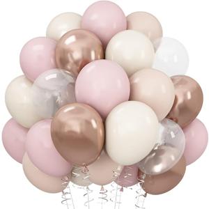 Mixed Colors Sand Balloons Dusty Slate Fog Pastel Metallic Blue Beige Balloon 12INCH Helium Latex Balloon for Arch Kids Birthday Party Decorations Baby Boy Shower Christening Bridal Wedding Decor Pack of 3