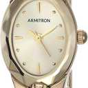 Armitron Women's Oval Faceted Crystal Bracelet Watch