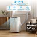 ZAFRO Portable Air Conditioners, 12000 BTU (8000 BTU SACC)