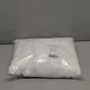 NICETOWN White Linen Sheer Curtains and Drapes 84 inches Long, Rod Pocket & Back Tab semitransparent with Light Through Vertical Window Treatments for Sliding Glass Door & Living Room, 52"W, Set of 2