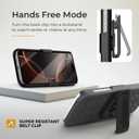 MOTIVE for iPhone 16 Pro Max Holster Case, Belt Clip Case for iPhone 16 Pro Max, Shell Holster Combo 16 Pro Max, Slim Rugged Drop Shockproof Protective Cover with Kickstand (6.9") | Ranger Series