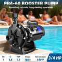 PB4-60 Booster Pump, Replacement for Polaris PB4-60, 3/4 HP Pool Cleaner Booster Pump for Polaris 180/280/360/380/3900 Pool Cleaners, 115V/230V Dual Voltage, Includes Extra Seal Kit