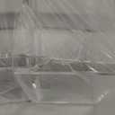 Hair Accessories Organizer for Girls, 3 Stackable Storage Containers with Lids, Acrylic Clear Vanity Bathroom Containers, Hair Tie Holder, Minor Damage