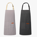 2Pack aprons for women with pockets,2 Pocket Kitchen Cooking Apron for Men,Waterproof apron suitable for chefs,waiters,baking,and nail technicians