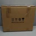 Adjustable 3 inches Windshield for Can-Am Ryker 600 900 Sport & Rally Edition 2019-2023 All Models, Front Vented Wind Deflector Windscreen Accessories( Replace # 219401023, 219400771) (Smoke Gray)