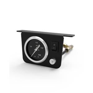 Air Gauge Control Kit with Paddle and Air Fittings | for Air Bag Suspension Kit, 0200 PSI Air Suspension Gauge Kit