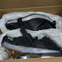 Headlights Assembly Pair for 2011-2020 Dodge Grand Caravan/2008-2016 Chrysler Town & Country Halogen Headlamps Head Front Lights Replacement Driver and passenger Side,Chrome Housing Amber Reflector