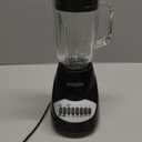 BLACK+DECKER Countertop Blender with 6-Cup Glass Jar, 10-Speed Settings, Black, BL2010BG