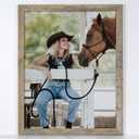 Fun Memories 22x28 Picture Frame, 100% Reclaimed Barnwood Frame 22 x 28, Rustic Farmhouse Poster Frame 28x22 with Tempered Glass, Distressed Wood Frame 22"x28" Wall Decor Gallery Frames (Natural)