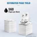 LC401XL Black LC401 Ink Cartridges for Brother LC401XLBK LC401BK LC 401XL 401 XL BK Ink Cartridge Compatible for MFC-J1010DW MFC-J1170DW MFC-J1800DW MFC-J1012DW Printer (2-Pack High Yield, Upgraded)