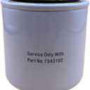 7343102 Oil Filter Compatible with Bobcat Mini Excavator E32 E35 E42 E45 E50 E55,Skid Steer S450 S510 S530 S550 S570 S590 S630 S650 S740 S770 S850,Compact crawler of loader T450 T550