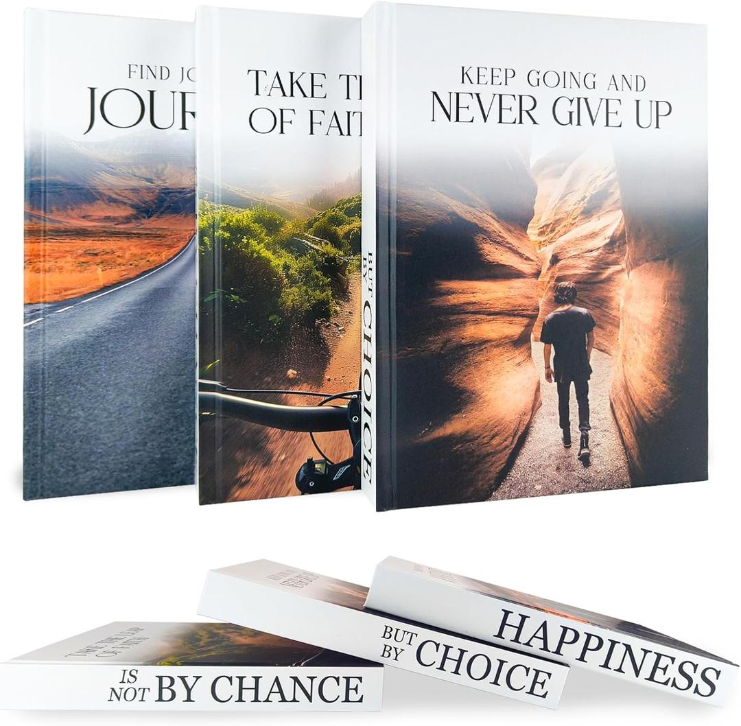 Decorative Books for Home Decor - Coffee Table Book Decor - Fake Books for Decoration With Real Blank Pages - Faux Books for Decoration With Console Table, Bookshelf - Fashion Books Decor Set of 3 Decorative Books for Home Decor - Coffee Table Book Decor - Fake Books for Decoration With Real Blank Pages - Faux Books for Decoration With Console Table, Bookshelf - Fashion Books Decor Set of 3