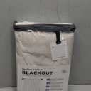 100% Blackout Shield Linen Blackout Curtains for Bedroom 84 Inches Long, Back Tab/Rod Pocket Living Room Drapes, Thermal Insulated Blackout Curtains 2 Panels Set, 50" W x 84" L, Cream