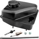 Ruma Gas Fuel Tank 951-12159 751-12159 751-10796 951-10796 Compatible with MTD CUB Cadet Troy Bilt 170V0B V0A T0B T0A T0 L0 Engine R65 R45 FT24 Front and Rear Tine Tiller