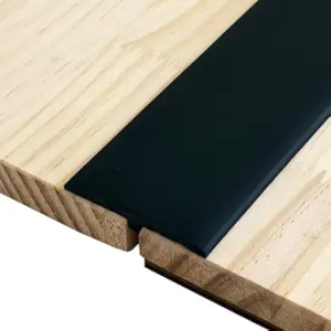 ZEYUE Flexible PVC T-Molding Transition Strips for Hard Wood Floor,Laminate,Tile,LVP. Vinyl Flooring Edging Trim 118" L Ã— 1.97" W,Brown