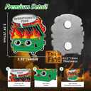 Emotional Dumpster Fire Fridge Magnets - Everything's Fine Refrigerator Magnet - Cute Whiteboard Support Ornament - Hilarious Desk Accessories for Work - Inspirational Gift for Men Women Coworker