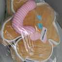 Gingerbread Man Pillows Plush Christmas Gingerbread Shape Pillow Cartoon Christmas Decor Pillow for Couch,Bed, Khaki,16"