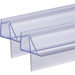 ShowerDoor Bottom Seal 2-Pack 3/8" x 36" Frameless Glass Shower Door Seal Strip Stop Leaks and Create a Water Barrier Replacement Shower Cubicle Shower Screen Seal Strip