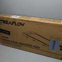 Lichico Walking Pad Under Desk TreadmillPortable Small Treadmills for Home and OfficeSuper Quiet Brushless Motorized Walking Jogging Running Machine with Remote Control (Charcoal Black)