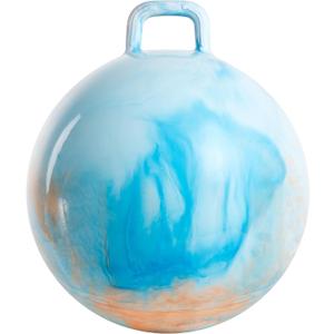 U&C Planet Hopper Ball,18 Inche Bouncy Ball with Handle for Kids Age 3-6, Clouds Hoppity Hop Sit and Bounce Jumping Ball with Pump & Gift Box, Great Birthday Gifts for Boys Girls, Size: 18 in (Ages: 3-6)