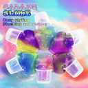 4 x 24 Packs Colorful Galaxy Slime, Stretchy & Non-Sticky,Idea Stocking Stuffers for Christmas,Party Favors, Sensory and Tactile Stimulation, Stress Relief, Educational Game, for Girls & Boys