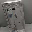 LUCID 3 Inch Gel Memory Foam Mattress Topper, Twin size 5 Zones Cooling Gel Infusion CertiPur Certified Foam