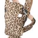 BabyBjrn Baby Carrier Mini, Cotton, Beige/Leopard | Newborn Carrier (7-25 lbs), Ergonomic, Easy-to-Use