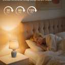 UMEXUS 13" Small Rechargeable Cordless Table Lamp, Remote Control Timer Dimmer, Battery Powered Color Changing Light, Nightstand Lamp for Bedroom Kitchen Living Room (Upgraded Ceramic Base)
