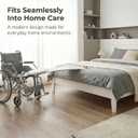 Rotating Transfer Board with Turntable & Dual Assisted Handles - FSA/HSA - Eligible Sliding Transfer Board for Wheelchair to Bed or Sofa, Non-Slip Home Care Mobility Aid for Seniors & Caregivers White