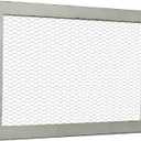 SOFE Chicken Wire Frame Bulletin Boards, Rustic Grid Wall Panels for Jewelry Earring Organizer, Decorative Notice Memo Board or Vision Board, Hanging Photo Display Board for Home Office Classroom (Grey)