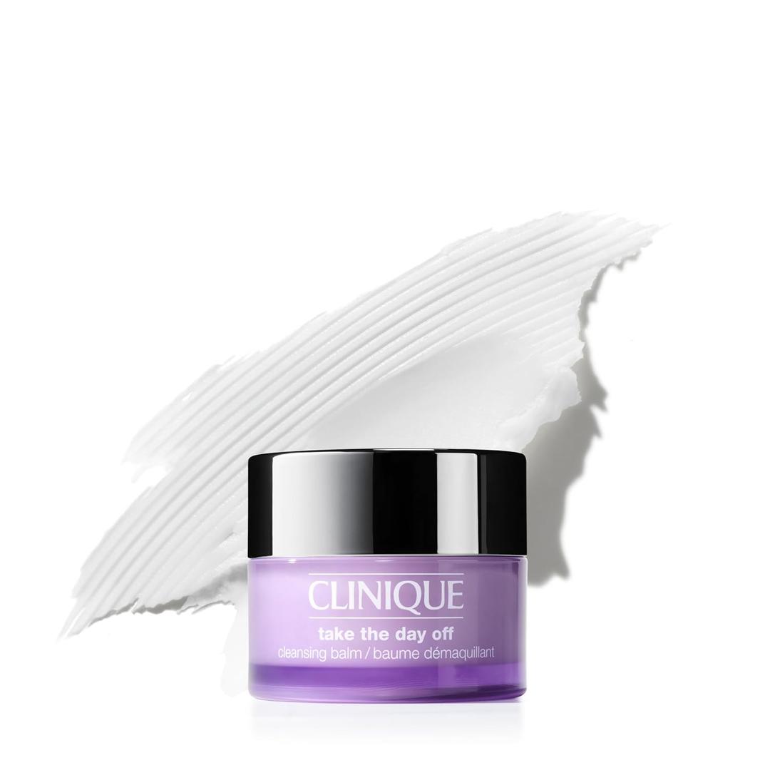 2 x Clinique Take The Day Off Cleansing Balm Makeup Remover | Dissolves Face + Eye Makeup and Sunscreen | For All Skin Types